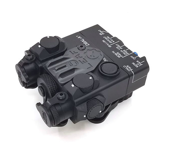 DBAL-A2 LED White weapon light + Red laser Lenses with Remote BK